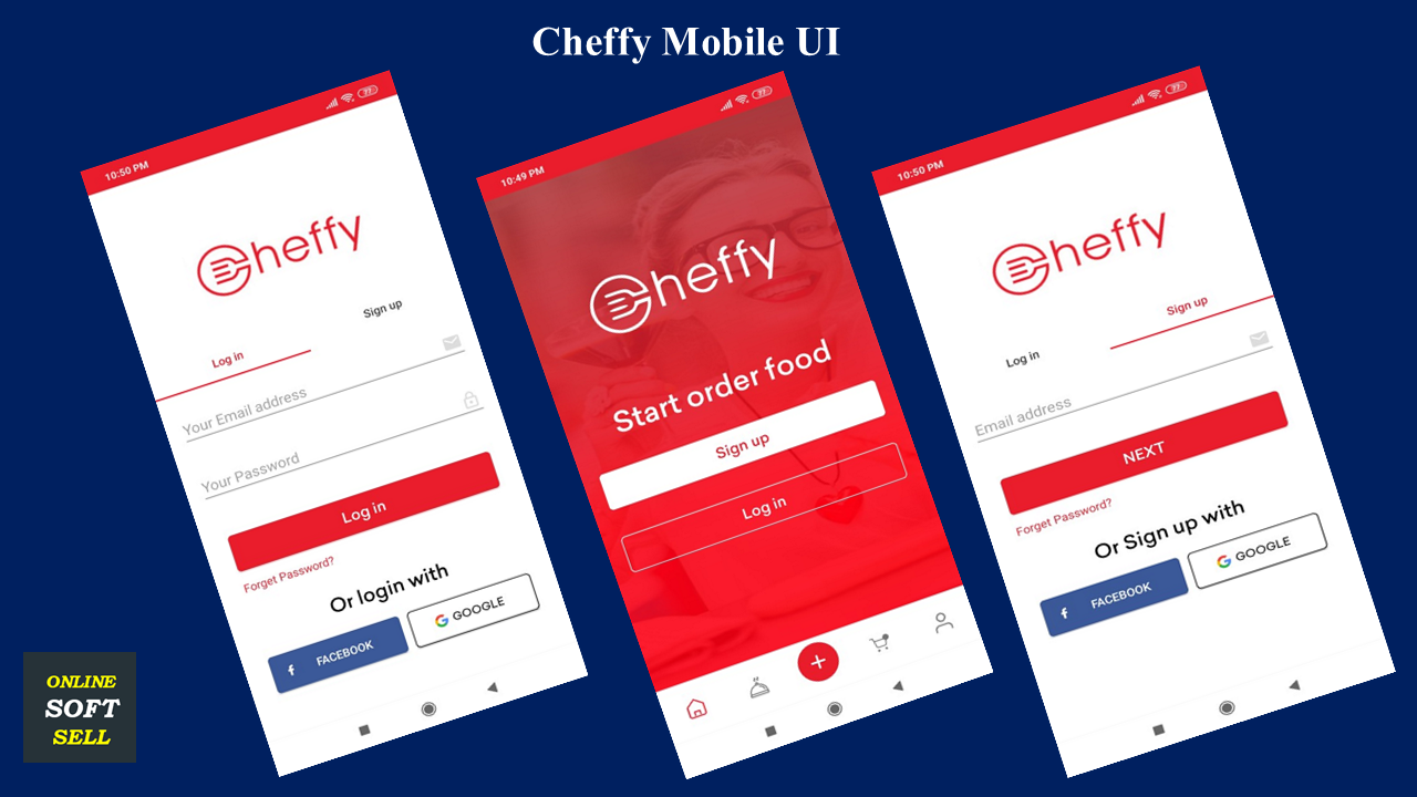 Cheffy-Online Food Delivery Mobile Application Template