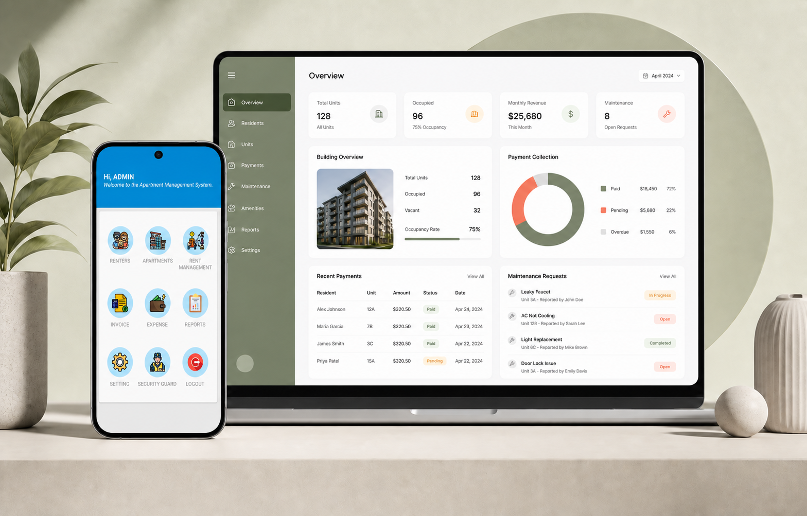 Apartment Management System preview